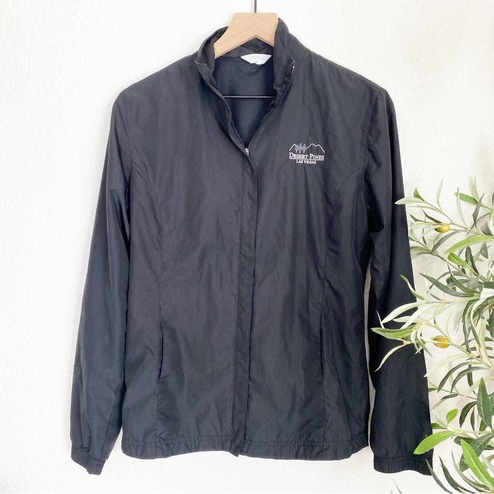 Callaway Desert Pines Golf Club Las Vegas Nevada Windbreaker Black Small